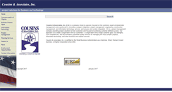 Desktop Screenshot of cousinsassociates.com
