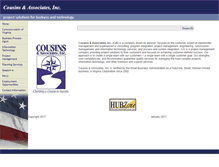 Tablet Screenshot of cousinsassociates.com